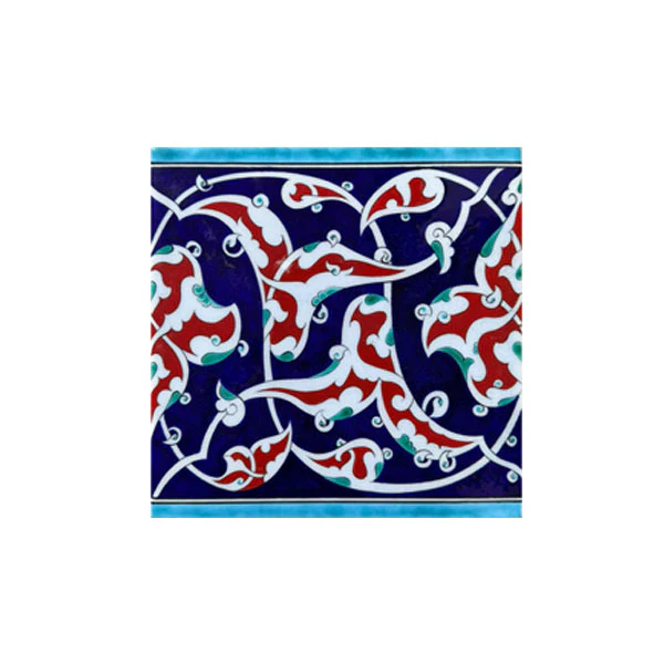 Iznik Border Tile | Rumi Design – Infinity and Heritage Series - Image 3