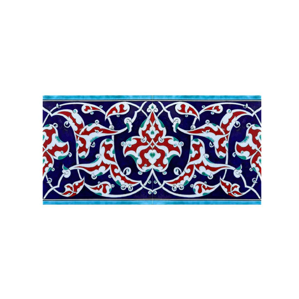 Iznik Border Tile | Rumi Design – Infinity and Heritage Series - Image 4
