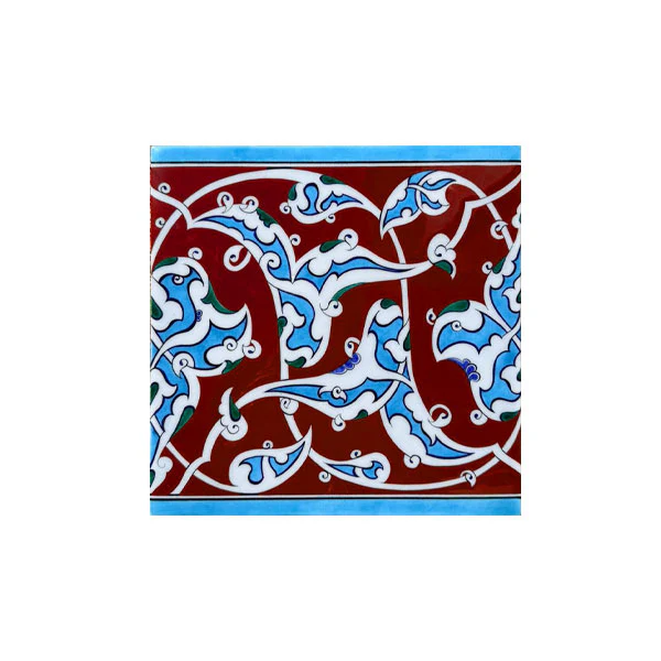 Iznik Border Tile | Rumi Design – Infinity and Heritage Series - Image 5