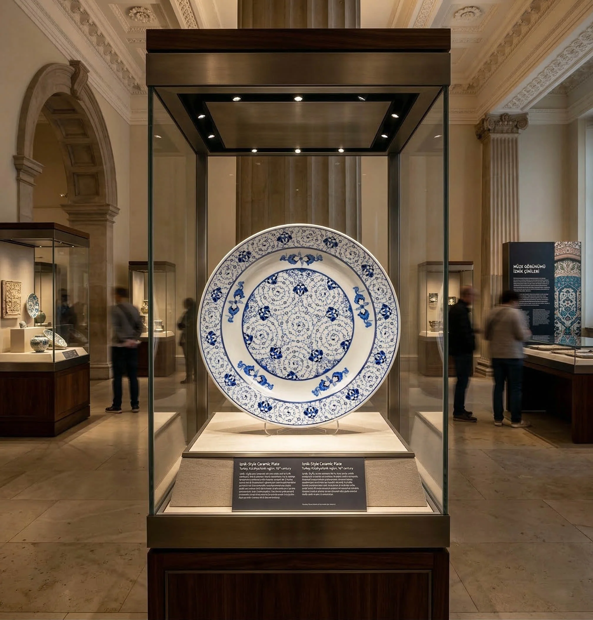 Iznik Plate | Golden Horn Design – British Museum Collection - Image 4